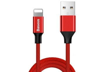 BASEUS Baseus Yiven Lightning - USB-A kabel, 180 cm, rdeč