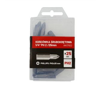 awtools Awtools nastavek za izvijač 1/4" PH 2 /25 mm /25 kosov.