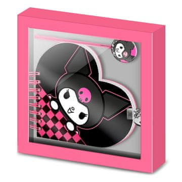 Northix Dnevnik in pisala Kuromi za otroke, ljubko darilo za pisalne potrebščine