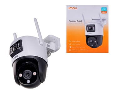 Imou Imou Cruiser Dual Turret IP varnostna kamera zunanja 2304x1296 IP66, bela/črna