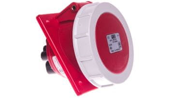 PCE Kotna vtičnica 32A 4P 400V /80x97/ rdeča IP67 4242-6f78