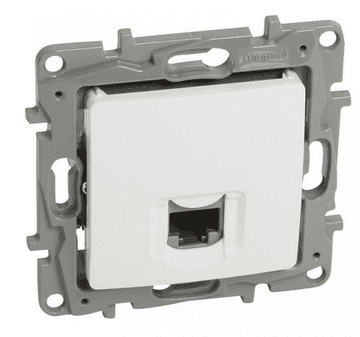 LEGRAND NILOE Računalniška vtičnica RJ45 kat. 5 UTP bela 764571