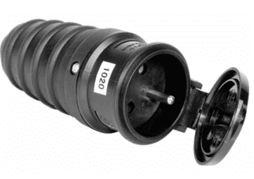 Pawbol Prenosna gumijasta vtičnica z/brez 16A 250V IP44 D.3157