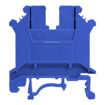 shumee Modri vijačni konektor za tračnico 6 mm2 1P VDE UL 5729