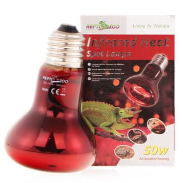 shumee Repti-Zoo Infrared Heat 50W - infrardeča grelna žarnica