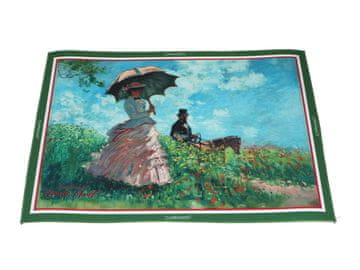 Carmani PODSTAVEK ZA KROŽNIKE CLAUDE MONET SLIKA DEKORATIVNI PODSTAVEK ZA JEDILNICO