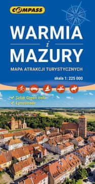 shumee Zemljevid turističnih znamenitosti - Varmija in Mazury