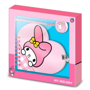 Northix My Melody Diary in komplet pisal za otroke, ljubek dizajn