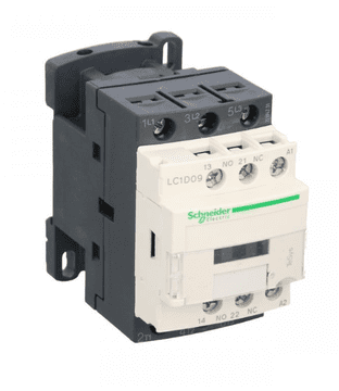 Schneider Močnostni kontaktor 9A 3P 24V AC 50Hz 1NO 1NC LC1D09B5