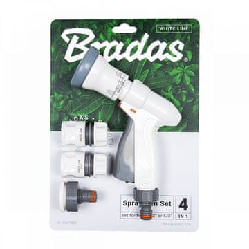 Bradas Komplet večnamenskih brizgalnih pištol White line 4543