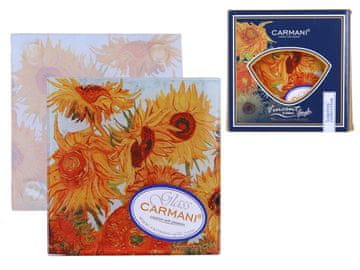 Carmani VAN GOGH PODLOGA ZA SKODELICO SONČNICE UMETNIŠKA DEKORACIJA ZA MIZO
