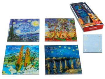 Carmani Komplet 4 steklenih podstavkov - V. van Gogh (carmani)