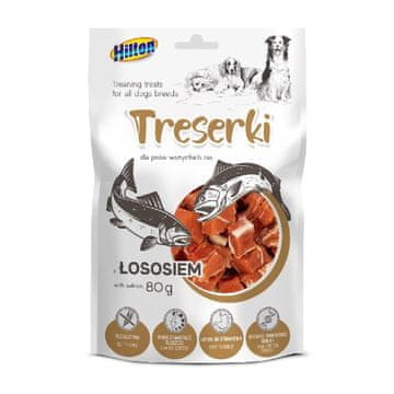 Hilton HILTON Priboljški z lososom - pasja poslastica - 80g