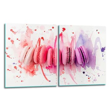 shumee 2x zaščitna steklena plošča ZA štedilnik 40x52 POP ART
