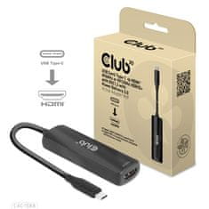 Club 3D CLUB3D CAC-1573 USB-C na HDMI adapter, 8K60Hz/4K120Hz HDR10+, PD 3.0