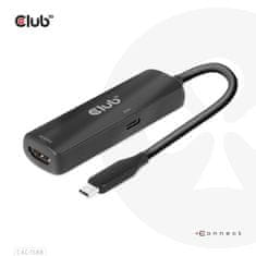 Club 3D CLUB3D CAC-1573 USB-C na HDMI adapter, 8K60Hz/4K120Hz HDR10+, PD 3.0