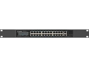 Lanberg Lanberg SFP-24P-2C-360-V2 mrežni stikalnik 24x 100MB + 2x Combo Gigabit, 360W, Rack 19"