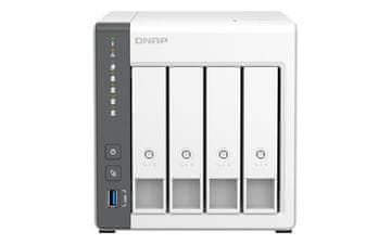 Qnap QNAP TS-433 NAS strežnik Tower ARM Cortex-A55 4GB RAM, bel