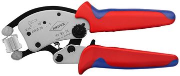Knipex Knipex Twistor16 Krimp klešče, 200 mm, črna/modra/rdeča/srebrna