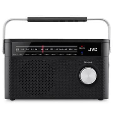 JVC JVC RA-E315B prenosni radio z Bluetooth, črn