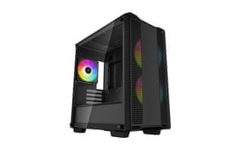 DEEPCOOL DeepCool CC360 ARGB Mini stolp, črn