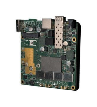 Mikrotik MIKROTIK RouterBOARD L23UGSR-5HaxD2HaxD + L4 (800MHz, 256MB RAM, 1x GLAN, 1x SFP 2,5Gbps, 1x802.11ax) plošča