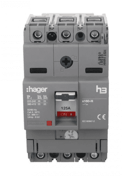 Hager Odklopnik električnega tokokroga 125A 3P 25kA HHA125H