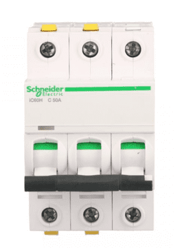 Schneider Odklopnik 3P C 50A 10kA AC iC60H-C50-3 Acti9 A9F07350