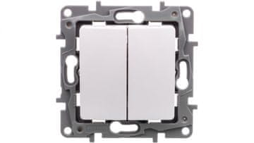 LEGRAND Stopniščno stikalo NILOE 10 AX + gumb 6 A belo 764509