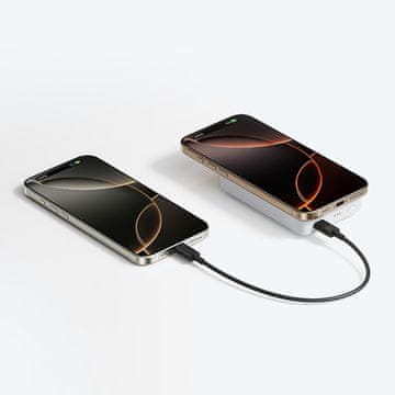 slomart Cuktech WPB100N magnetna power bank 10000mAh, 20W, stojalo, bela