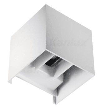 Kanlux LED EL fasadna svetilka 7W-L-W 500lm 4000K bela 28992