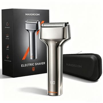 MAXGROOM MAXGROOM WF-2037D folijski električni brivnik IPX7 - srebrn
