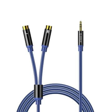 Orico Orico AXRF avdio kabel minijack 3.5mm na 2x RCA (Ž), 2m - modra