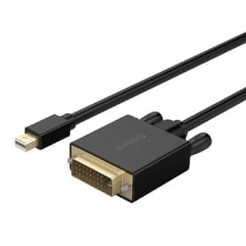 Orico Orico XD-MDTD Mini DisplayPort na DVI Full HD 60Hz kabel, 3m - črna