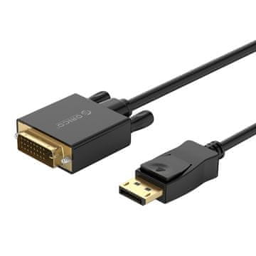 Orico Orico XD-DTD DisplayPort na DVI 4K kabel, 3m - črna