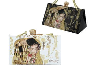 Komplet 6 okrasnih vrečk - G. Klimt, Poljub (carmani)
