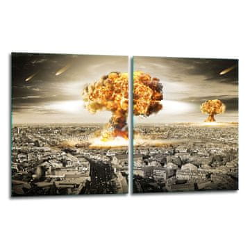 shumee 2x zaščitna steklena plošča ZA štedilnik 40x52 ležeča