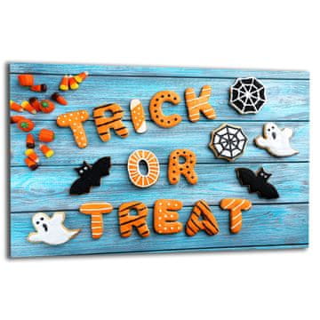 shumee Steklena zaščitna plošča ZA štedilnik 80x52 halloween