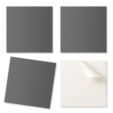 COLORAY Vinilne ploščice z vzorcem za dnevno sobo, samolepilne, sivo-rjave barve, 9x30x30 cm