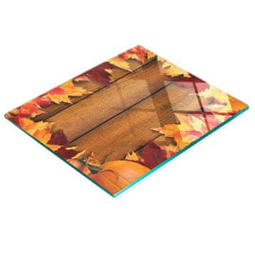 shumee Kaljena večnamenska dekorativna tabla Stekleni listi Les 60x52 cm