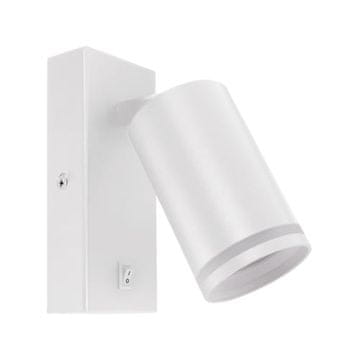 Ideus Stenska svetilka bela IP20 premična ZULA WLL GU10 35W 03997