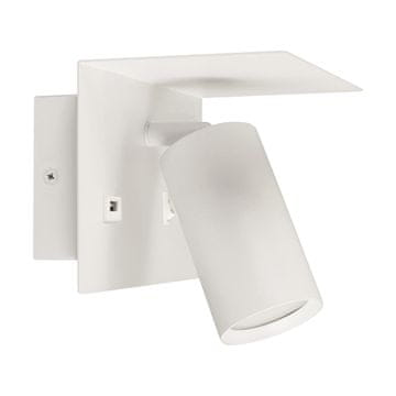 Ideus Stenska svetilka bela IP20 premična FONO WLL GU10 35W 04187