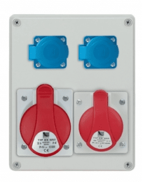 Pawbol Razdelilna omarica R-BOX 240 1x32A/5P 1x16A/5P 2x250V IP44 B.1098