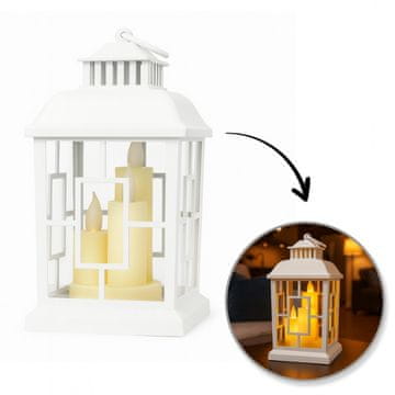 DEKORATIVNA LED LUČ Z IMITACIJO SVEČ 12X23 CM STOJEČA LUČ