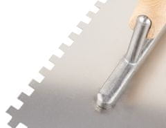 slomart NEO TOOLS gladilka z zobmi, 270 x 128 mm, zob 10x10x10 mm, lesen ročaj