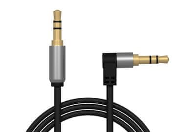 slomart Blow 3.5mm Jack kotni kabel (moški-moški) 1m, kovinski
