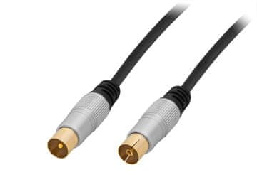 slomart Blow TV-Video antenski kabel (vtič-vtičnica) 2m, kovinski