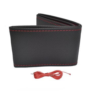 slomart Prevleka za volan OTOM M, 38-39cm, perforirana ekokoža, šivanje