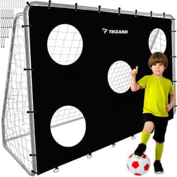 slomart TRIZAND 21268 nogometni gol 120x80x60cm + meta za vadbo