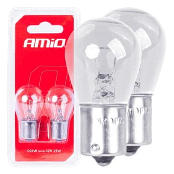 slomart AMiO Halogenske žarnice P21W BA15s, 12V, 2 kos